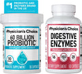 Probiotics and digestive enzymes supplement bundle