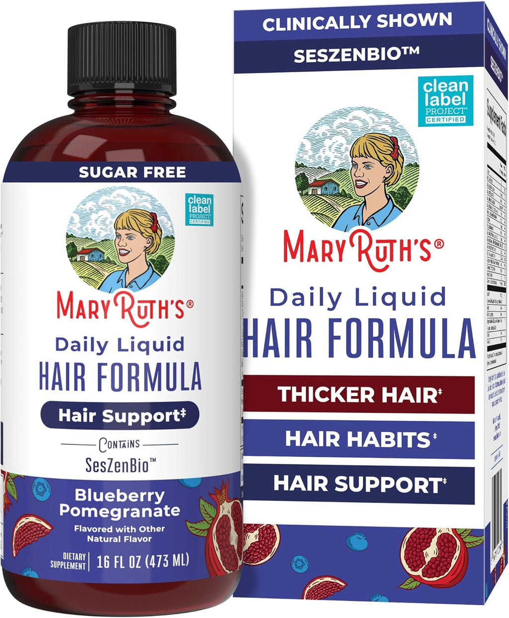 MaryRuth's Daily Liquid Hair Formula 6 fl oz bottle