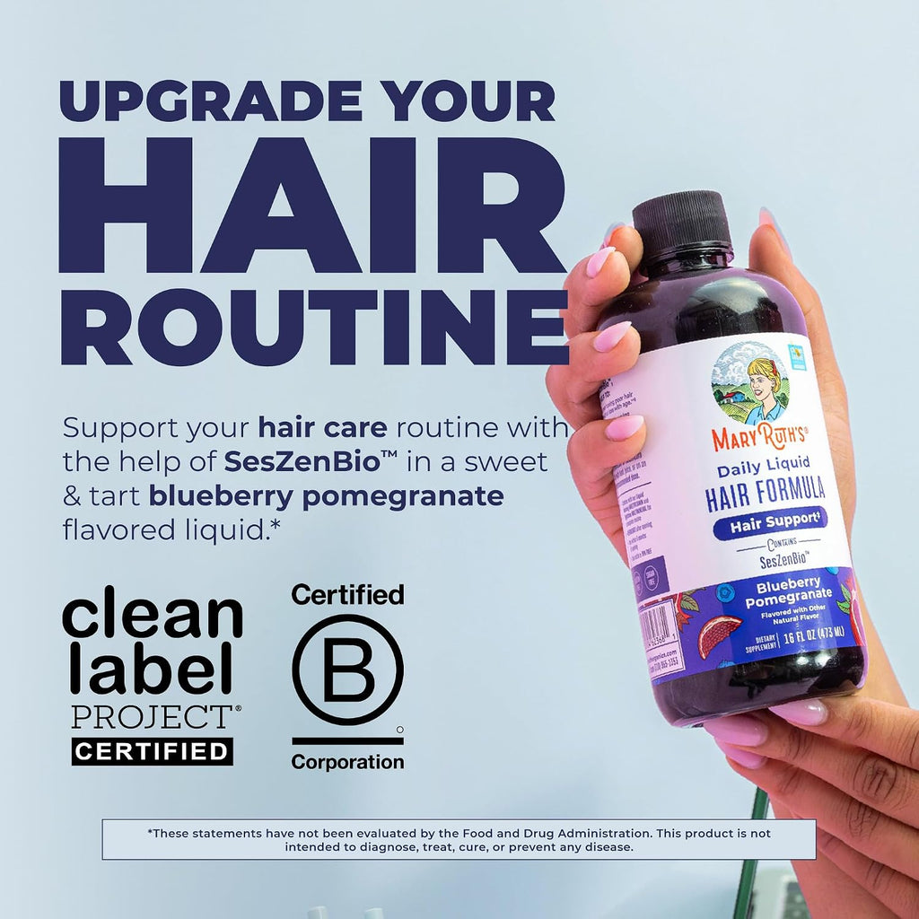 MaryRuth's Liquid Hair Formula 6 fl oz | Daily Liquid Supplement Stylish Shop