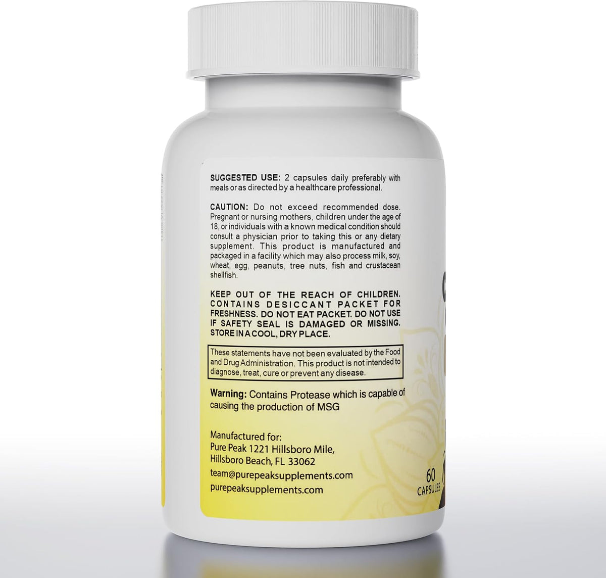 Herbal Blend Capsules 60 Count | Daily Supplement with Botanical Extracts Stylish Shop