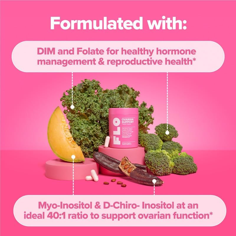 O Positiv FLO Women's Supplement 90 Capsules | Daily Capsules with DIM