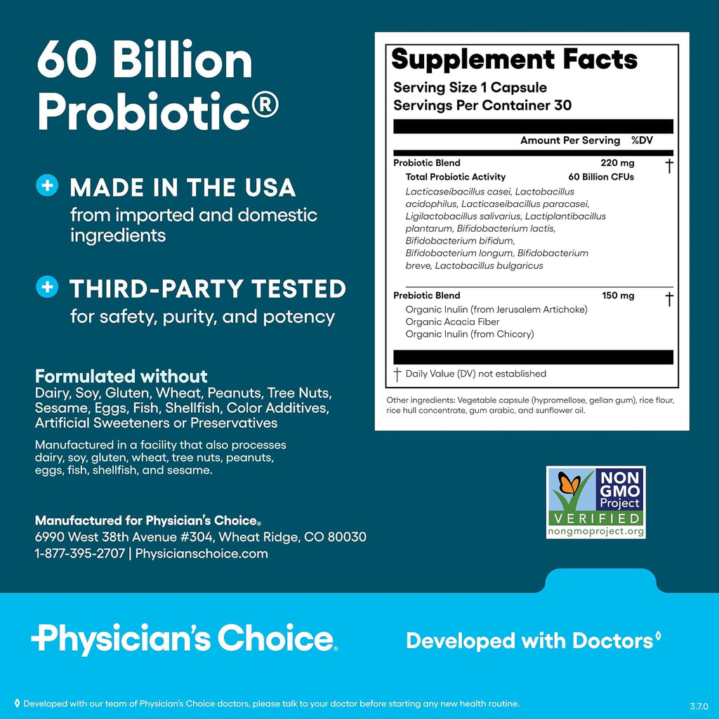 Probiotics & Digestive Enzymes Bundle | 60 Billion CFU 30ct + 16 Enzyme 60ct Stylish Shop