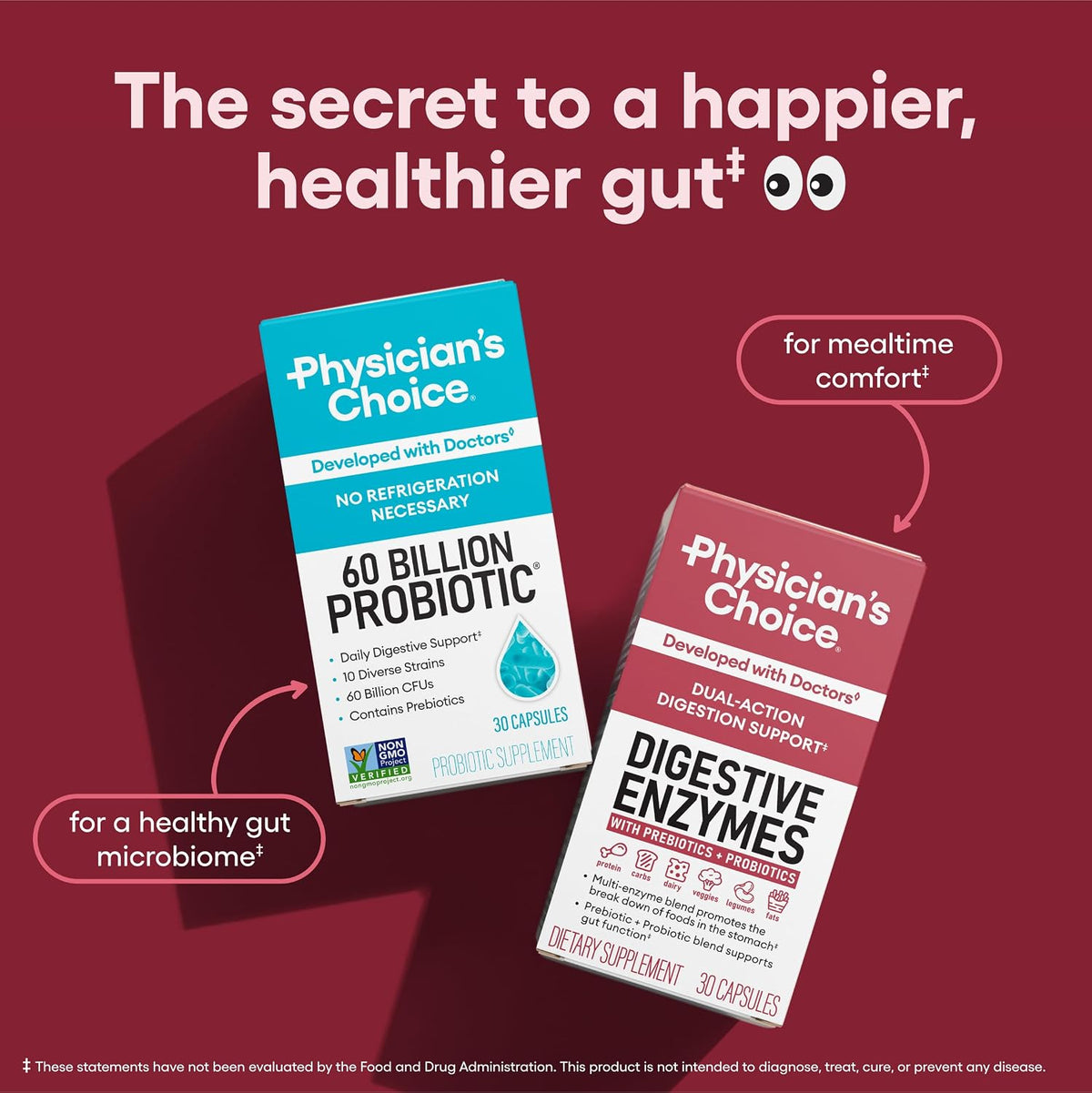 Digestive Enzyme Supplement 60 Capsules | 16 Enzymes with Prebiotics & Probiotics Stylish Shop