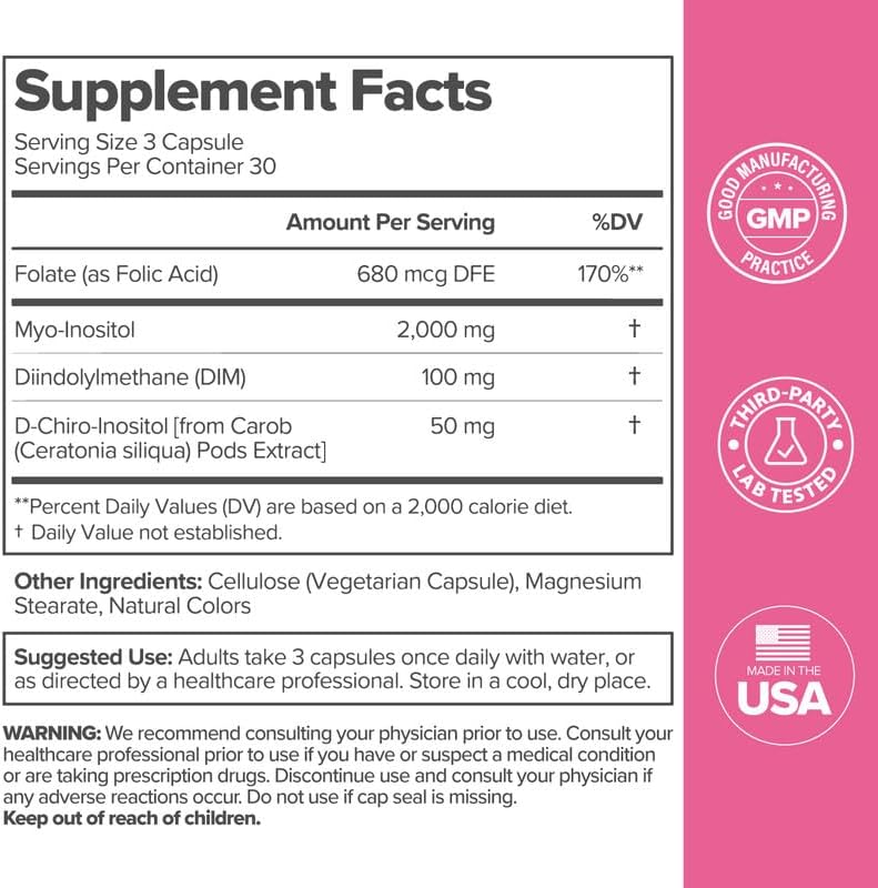 O Positiv FLO Women's Supplement 90 Capsules | Daily Capsules with DIM