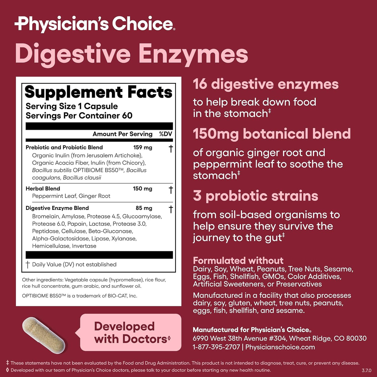 Probiotics & Digestive Enzymes Bundle | 60 Billion CFU 30ct + 16 Enzyme 60ct Stylish Shop