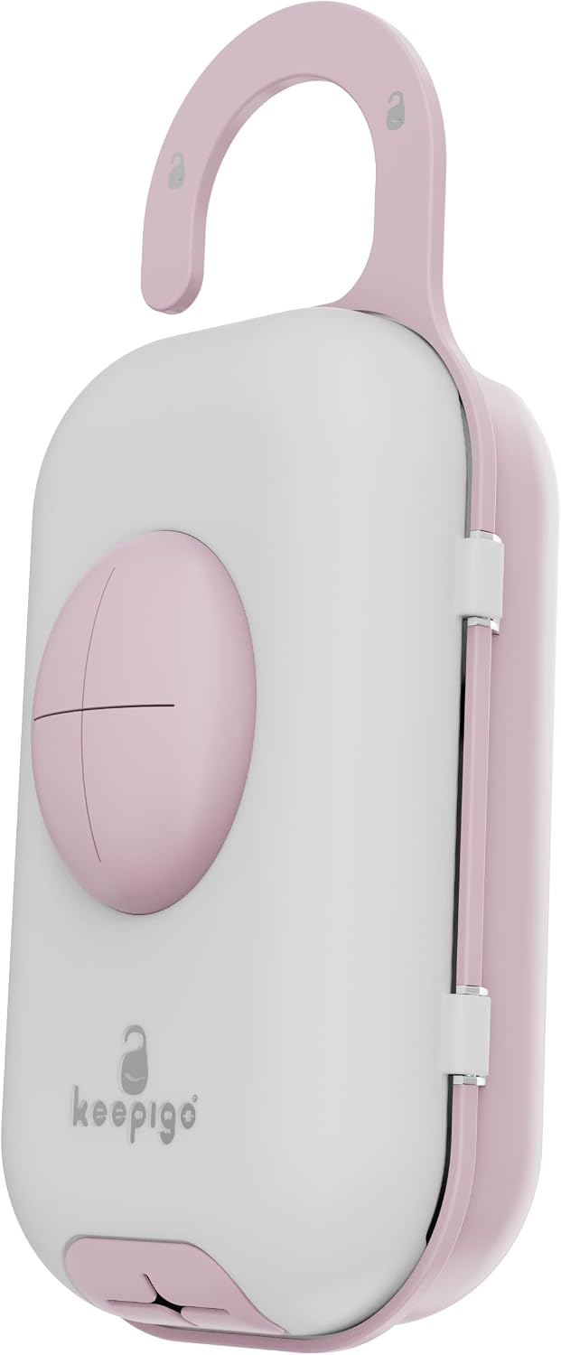 Keepigo 3-in-1 Diaper Bag Wipe Dispenser - Portable Baby Wipe Holder & Diaper Organizer for Travel