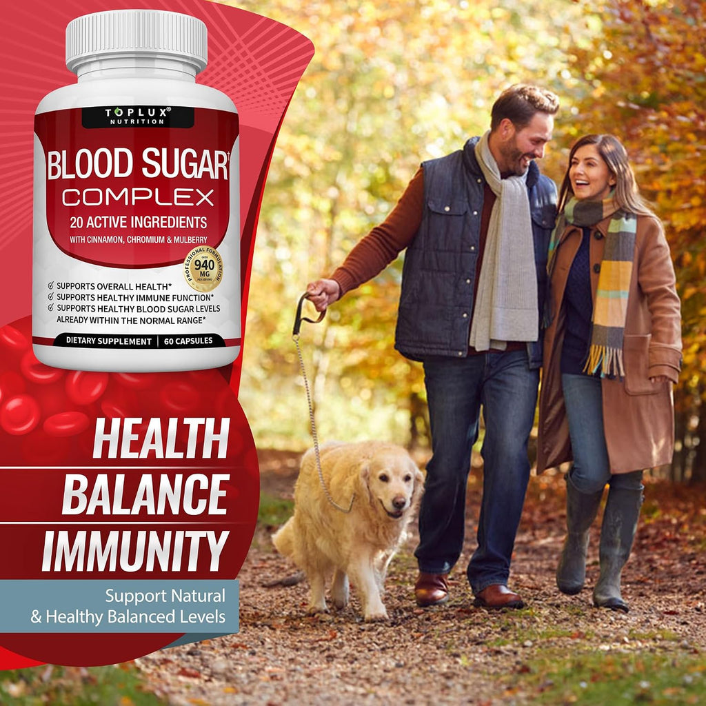 Blood Sugar Complex Supplement 60 Capsules | Daily Capsules Stylish Shop