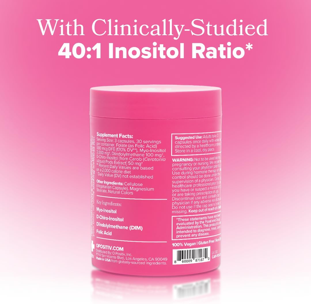 O Positiv FLO Women's Supplement 90 Capsules | Daily Capsules with DIM
