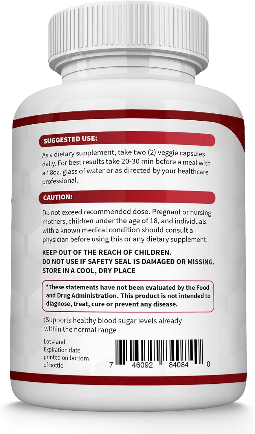 Blood Sugar Complex Supplement 60 Capsules | Daily Capsules Stylish Shop
