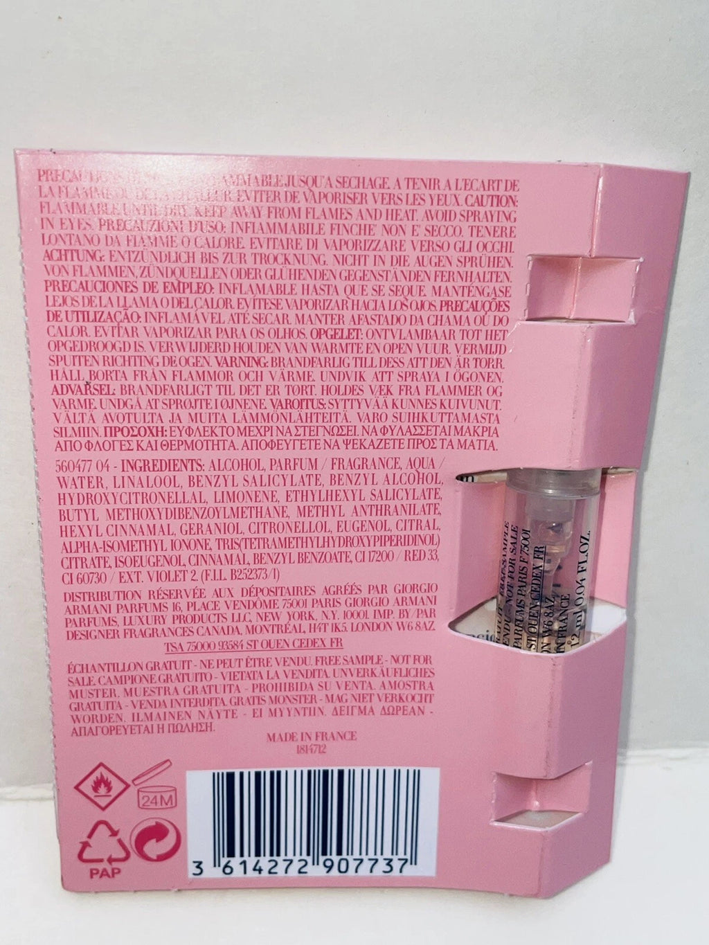Giorgio Armani My Way Eau de Parfum (EDP) Fragrance Sample – New Women's Perfume