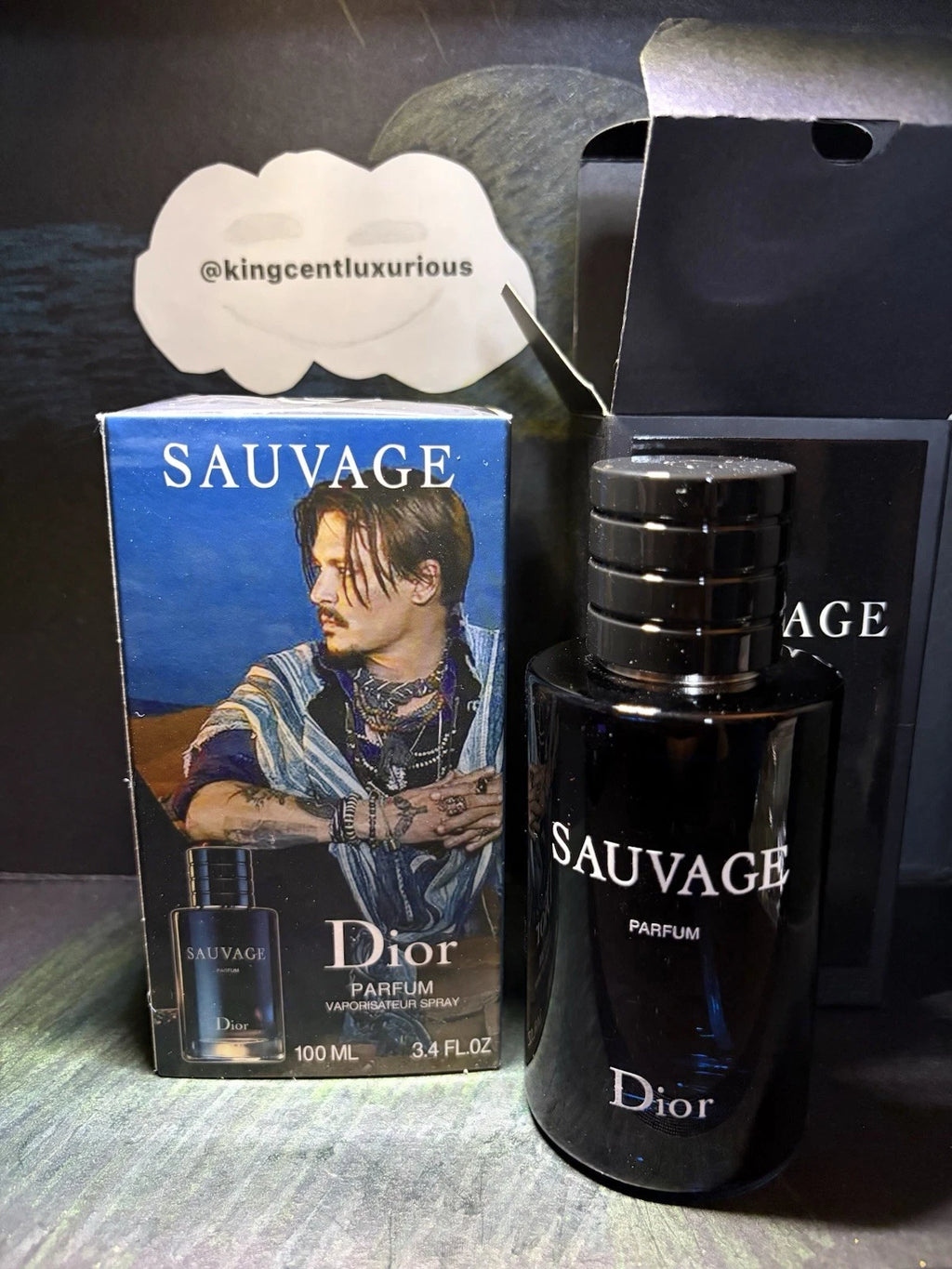 Dior Sauvage Parfum Spray for Men 3.4 fl oz / 100ml – Long Lasting Citrus & Woody Fragrance