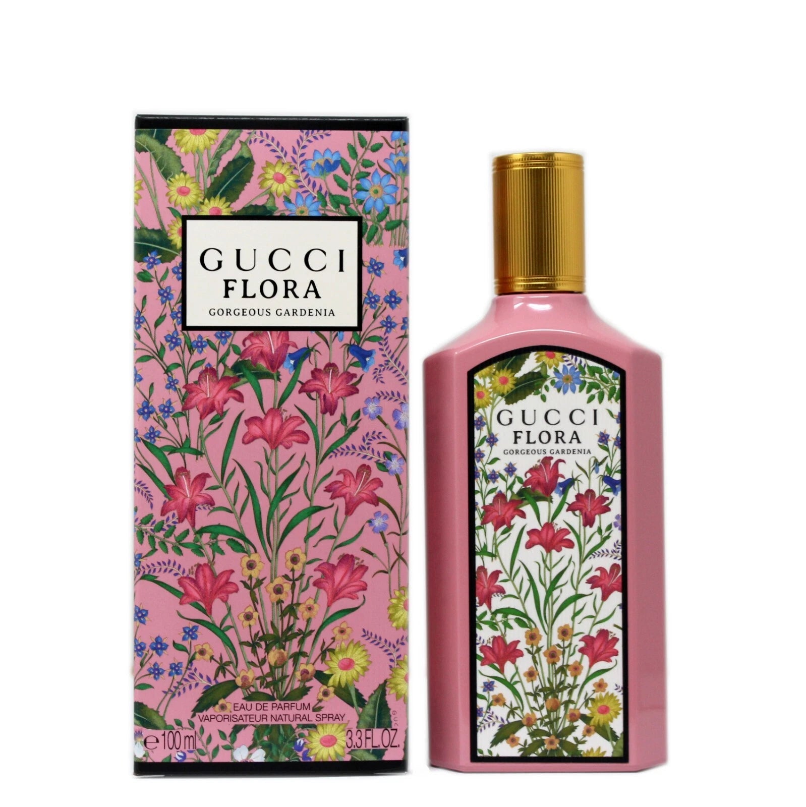 Gucci Flora Gorgeous Gardenia Eau de Parfum Natural Spray 100ml / 3.3 fl oz (New in Box)