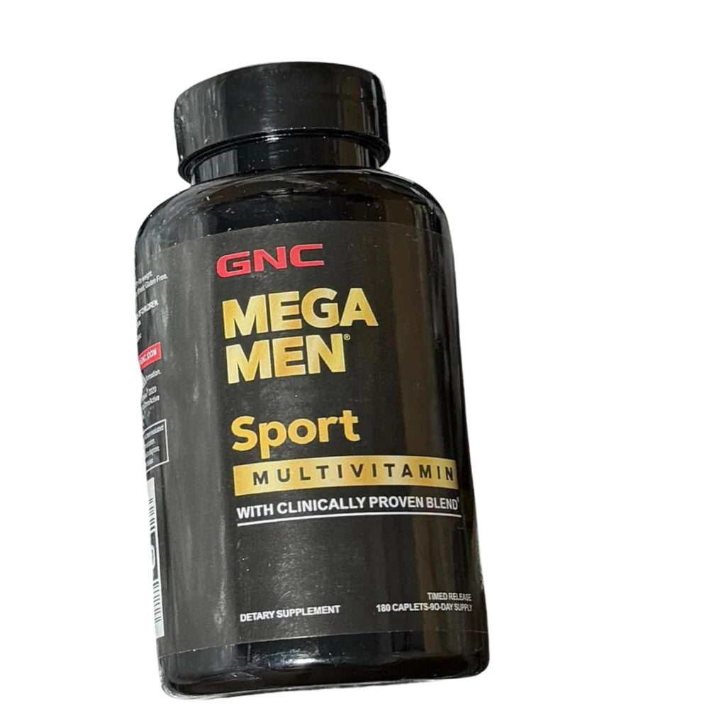 GNC Mega Men Sport Multivitamin – 180 Caplets (90 Servings) – Men's Sports Multivitamin
