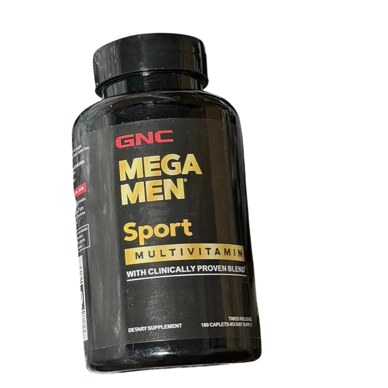 GNC Mega Men Sport Multivitamin – 180 Caplets (90 Servings) – Men's Sports Multivitamin