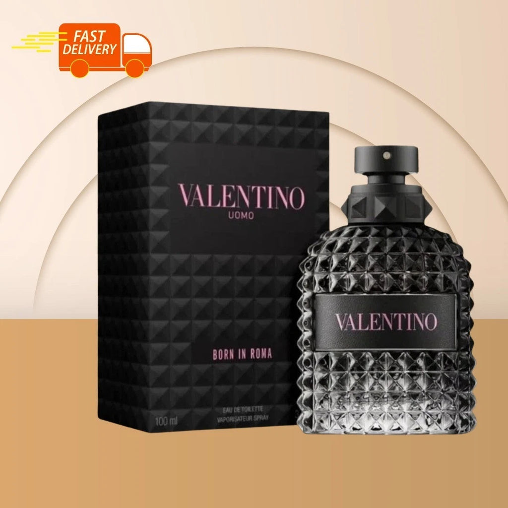 Valentino Uomo Born In Roma Eau de Toilette Spray for Men – 3.4 oz (100ml)